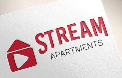 náhľad grafiky logo stream apartments
